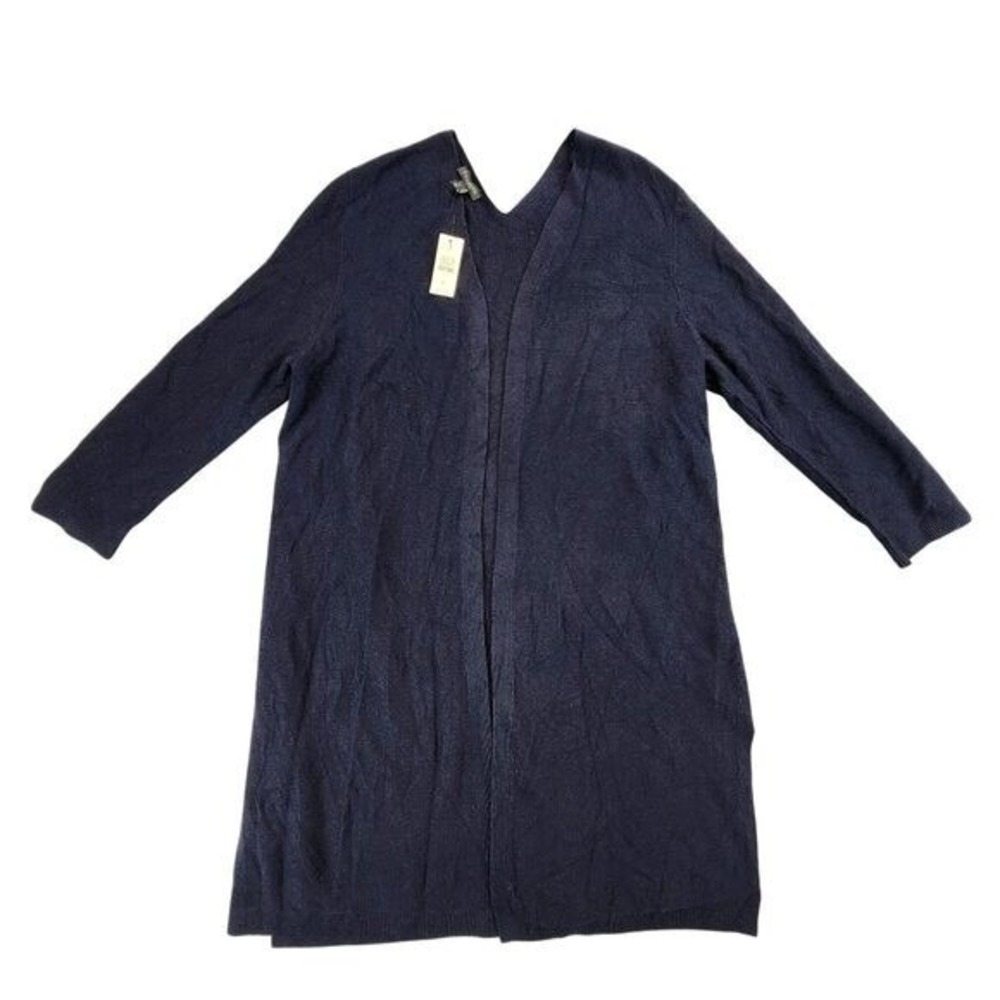 Talbots NEW Women's Open Front Cardigan Sweater Lightweight Breathable V-neck Md
